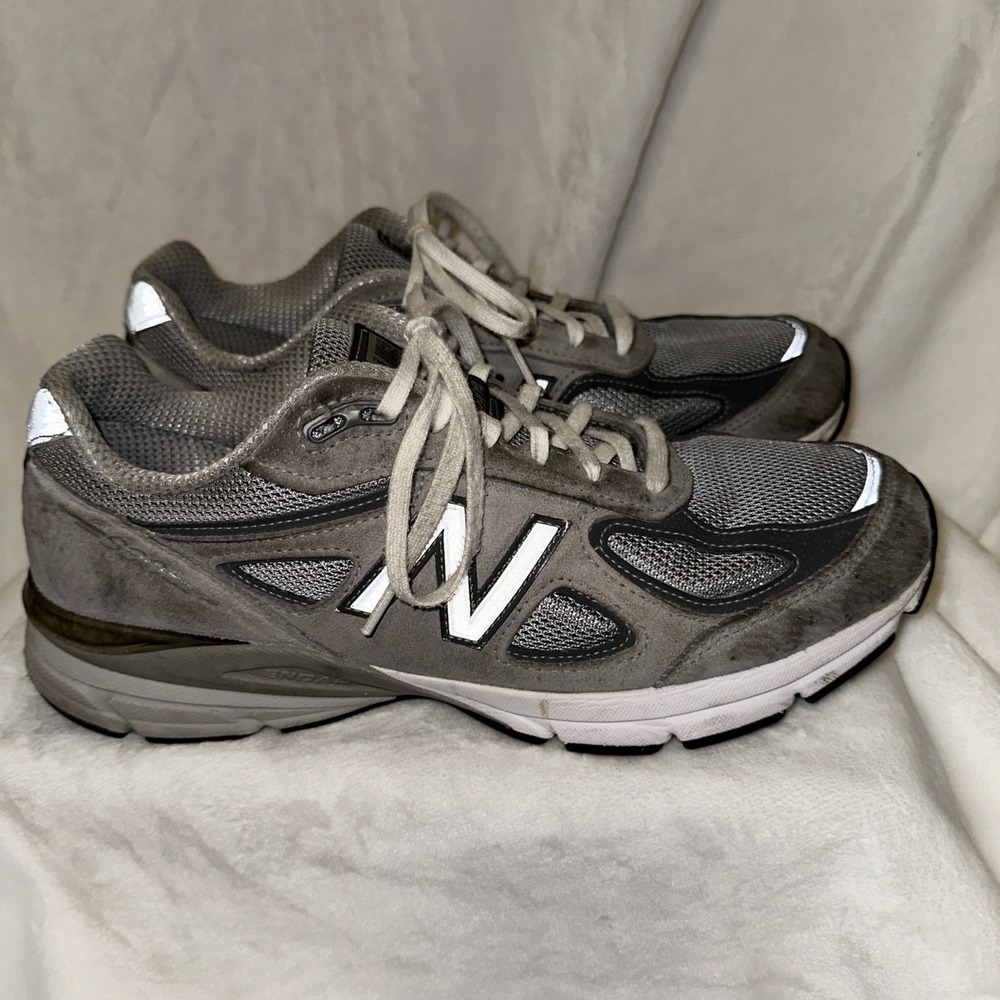 New Balance Men's 990v4 M990GL4 Gray Athletic Sneakers Shoes Size 9.5